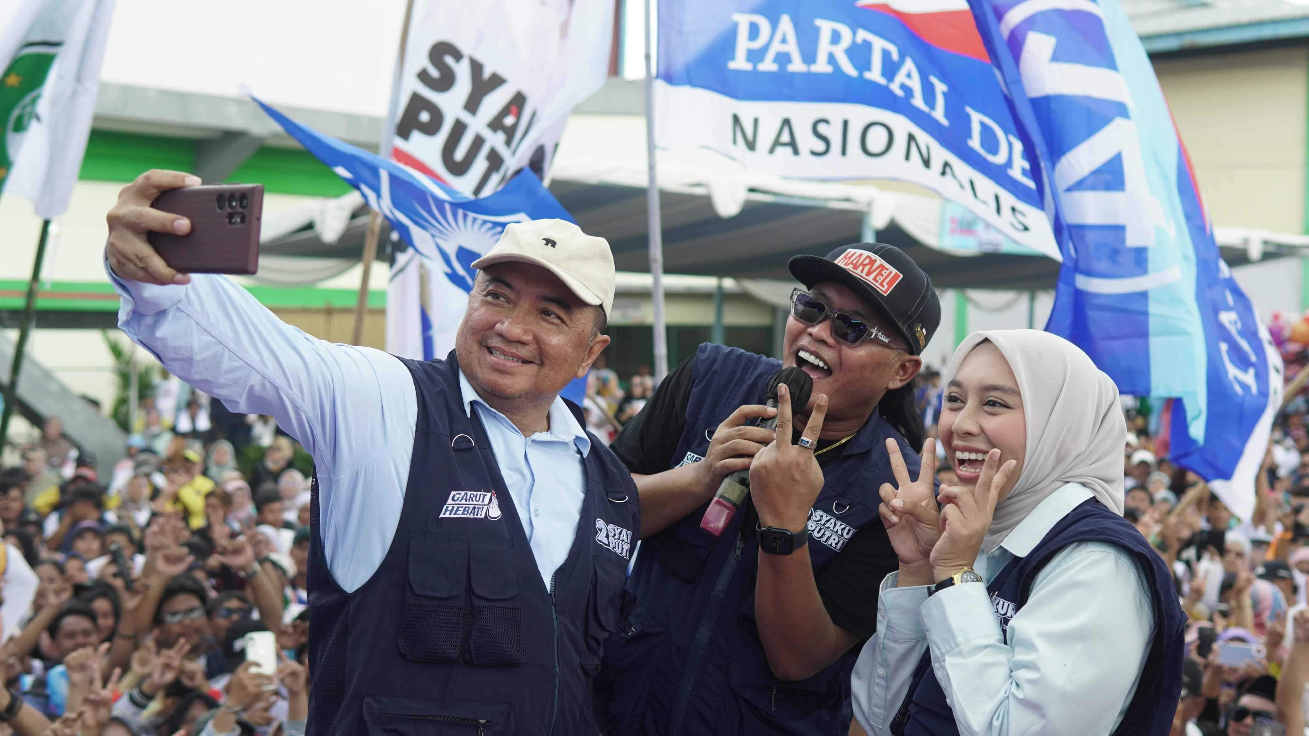 Sempat Ditawari Jadi Wakil Bupati Garut, Sule " Saya Tolak, Lebih Baik Piliih Syakur  - Putri Saja"